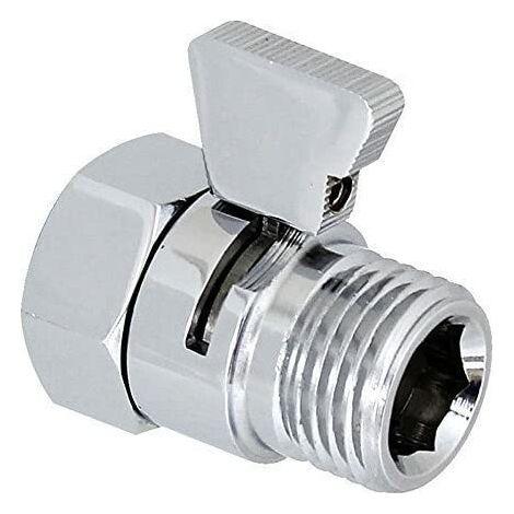 Pièce de rechange universelle pour robinet d'arrêt de douche/douchette/bidet en bronze (1/5)