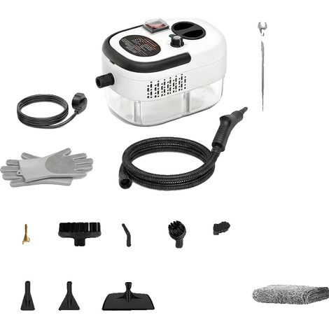Nettoyeur à vapeur portatif, nettoyage puissant, niveaux de vapeur réglables, 2500W (1/2)