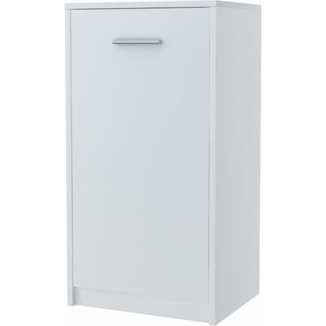 Kommode BODO 1D WEISS, 40 cm Einlegeboden, 1 Tür