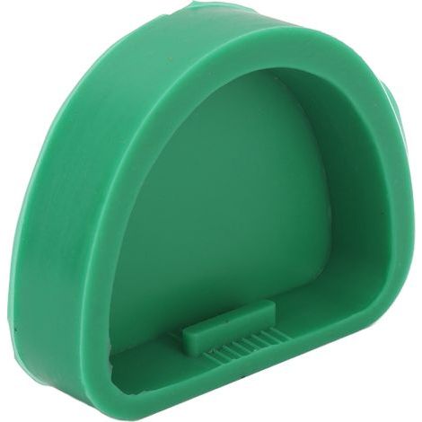 Moule en silicone rainuré pour prothèses dentaires, socle de laboratoire vert dimensions 3.1 x 2.2 pouces (1/5)