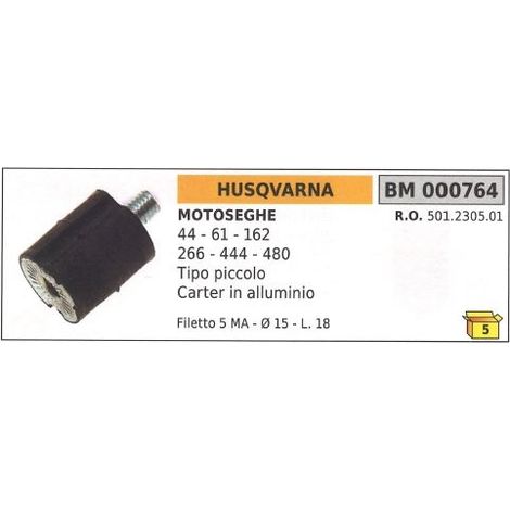 Antivibrante HUSQVARNA motosega 40 61 162 266 444 480 TIPO PICCOLO 000764