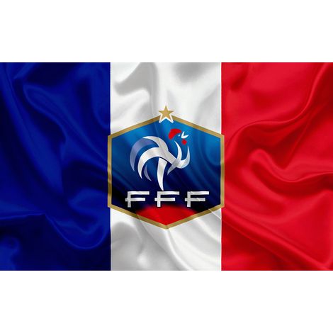 Papier peint panoramique Foot / Football - FFF - 130 cm x 81 cm (1/2)