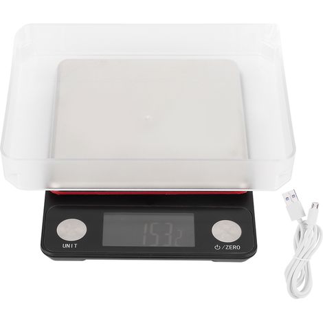 Balance électronique multifonctionnelle rechargeable d'usb de haute précision de balance de cuisine 5kg 0.1g