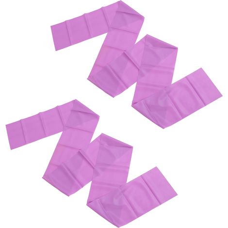 Lot de 2 Bandes de Résistance Fitness Élastiques Flexibles Portables pour Jambes Bras Hanches Entraînement Musculaire (1/5)