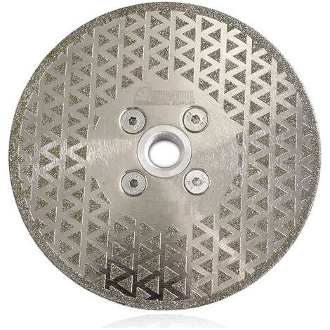 Disque diamanté électroplaqué de 125 mm pour la découpe et le meulage de la pierre, du granit, du marbre et du carrelage - Disque diamanté RWD pour meuleuse (1/5)