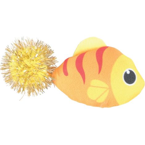 Jouet chat Lovely poisson Taille 10 x 5 cm x 2.5 cm avec catnip - animallparadise (1/5)