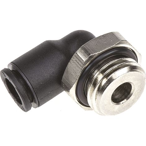 Adaptateur fileté coudé Legris LF3000 vers Enfichable 6 mm G 1/4 Mâle ( Prix pour Paquet de 5 ) (1/4)