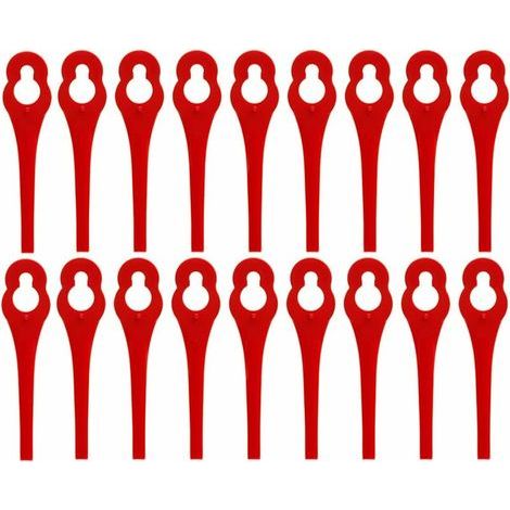 100 pièces lames de rechange compatibles avec coupe bordure IKRA IART 2520, lames en nylon pour IAT 20-1M (1/5)