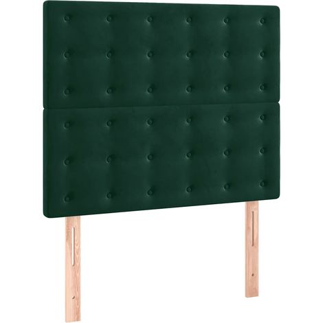 Maison Exclusive - Testiera Verde Scuro 80x5x118/128 cm Velluto