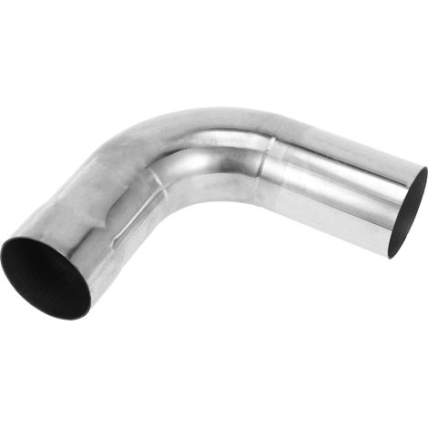 Coude Échappement 90° 1pc Pour Voiture Acier Inoxydable 304  Argent, Ø57mm, L150mm, Cintrage Perso DIY, Pour Admission, Rampes, Résistant Chaleur, Anti-Rouille, Polissage Miroir (1/5)