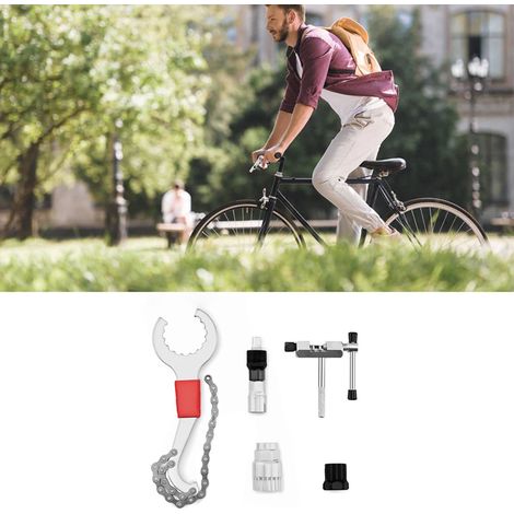 Kit d'Outillage Vélo Professionnel - Extracteur de Pédalier, Clé à Rayons, Pince à Chaîne et Douilles de Réparation (1/5)