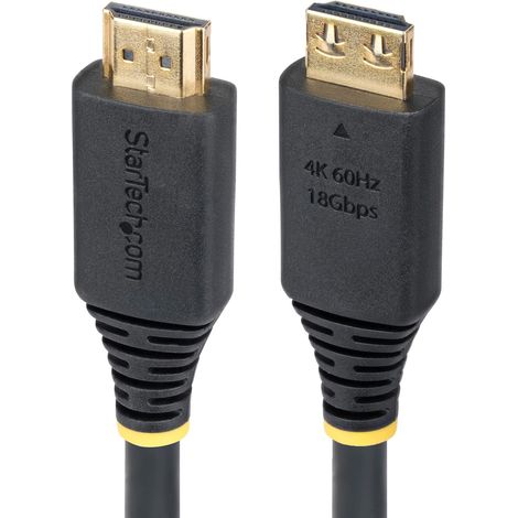 Câble HDMI 3m avec Connecteurs à Verrouillage, 4K 60Hz UHD, Noir (1/5)