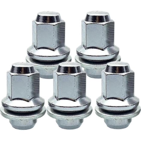 5x Radmuttern, rostfrei, M12 x 15, passend für Jaguar XF, XKS, X-Type, C2C35294, Highway