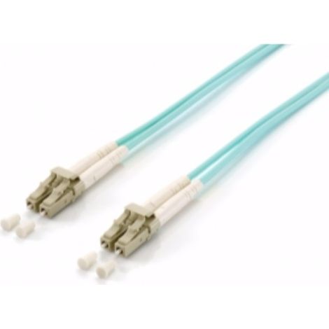 Cavo in fibra ottica duplex om3 senza alogeni lc/lc 50/125u 1m equip rif. 255411