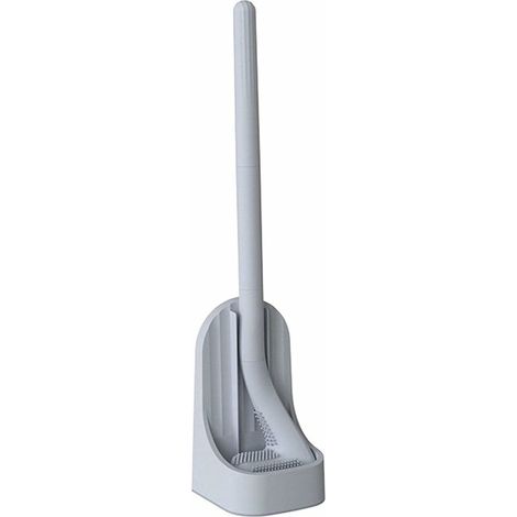 Brosse De Toilette Silicone, Brosse Wc De Golf, Brosse Wc En Forme De Club De Golf Avec Long Manche, Avec Base, Sans Extrémités Mortes, Pour Salle De Bain Balayette Wc Brosse Toilette (1/5)