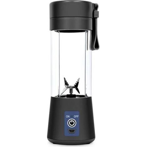 Juice Maker, 380ml Portable Juice and Fruit Blender, with USB, Bowl, Six-Blade Blender, Smoothies (1/4)
