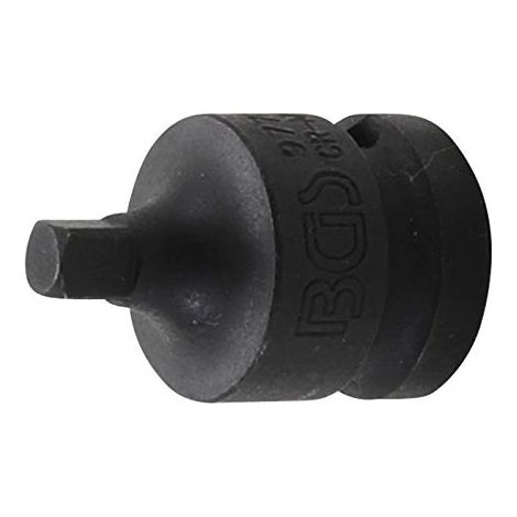 Adaptateur clé douille BGS Technic argent acier 12 5 mm