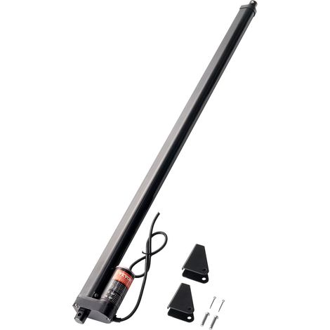 Actionneur Linéaire 12 V, Actionneur de Mouvement Linéaire 500 mm 100 kg/1000 N 14 mm/s avec Support de Montage et Protection IP54 pour Meubles, Systèmes d'Automatisation, Équipements Mécaniques (1/5)