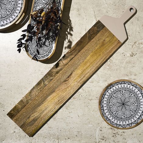 Planche De Présentation - Home Deco Factory - Dune - Manguier - Marron Et Beige