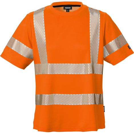 Fristads 129515-230-3XL High Vis Damen-T-Shirt, Kl. 2 7458 THV Dynamic Rundhalsa (1/2)