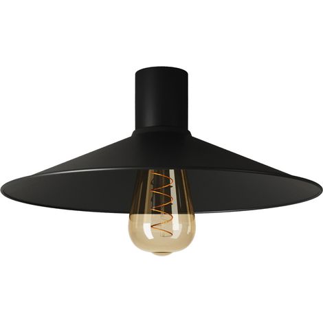 Plafonnier orientable avec abat-jour en métal - Etanche IP44 (1/5)