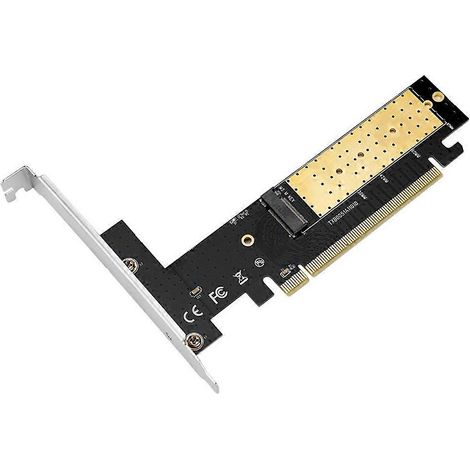 M.2 PCIe 3.0 x16 zu NVMe Festplatten-Erweiterungskarte, Hochgeschwindigkeits-M.2-SSD-Adapterkarte (1/5)