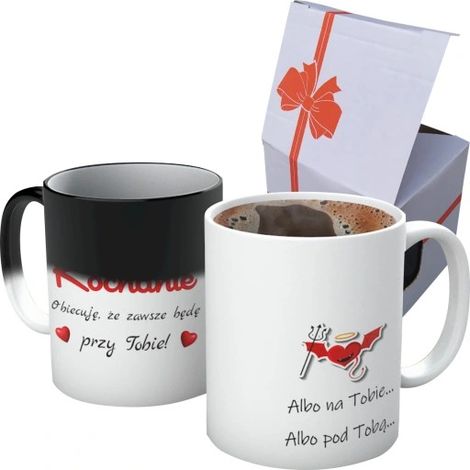 Mug isotherme magique - Cadeau de Saint-Valentin ou d'anniversaire pour vos proches W45