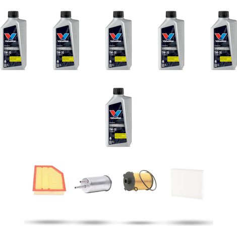 Kit tagliando 4 FILTRI e 6L OLIO compatibile con Volvo V70 III 2.0 T5 180Kw dal 2013 al 2016 (1/5)