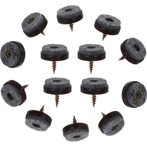 Filzgleiter für Tisch und Stuhlbeine Braun 22 mm Durchmesser