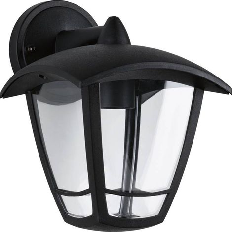 Paulmann Außen-Wandleuchte Classic Curved schwarz 22,5 x 19 cm E27 12 W Außenwandleuchte (1/5)