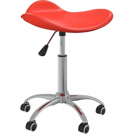 Esszimmerstuhl Drehbar Rot Kunstleder vidaXL347596 (1/5)