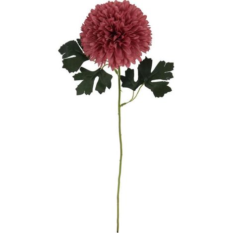 Fiore artificiale rosa a forma di palla d'aglio (1/2)