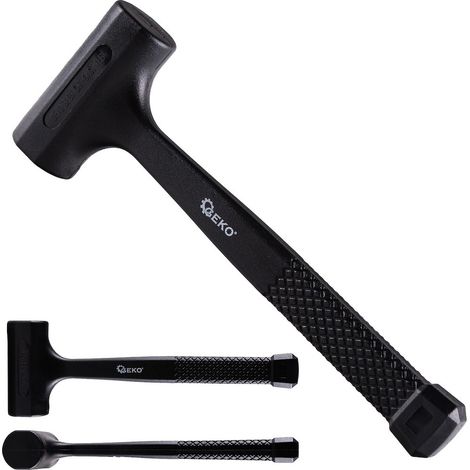 Marteau en caoutchouc, sans recul, 45 mm, 640 g (24) (1/4)