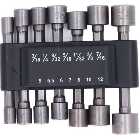 14-teiliges Set Perfektion Muttern Bohrer-Schraubendreher-Bit Einfache Installation Einfach für elektronische Schraubendreher DIY-Werkzeug Stahl 40cr 1/4 Zoll.