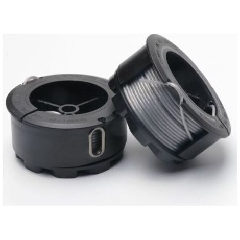 2-teilige Trimmerfadenspule für BOSCH UniversalGrassCut 18 18-26 18-260 F016800570 mit Abdeckung (1/5)