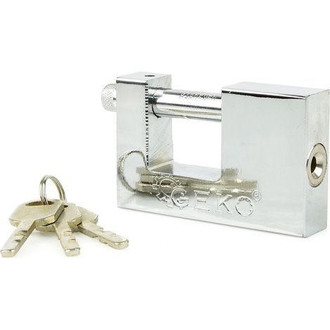Cadenas rectangulaire avec 3 clés 90 mm (1/3)