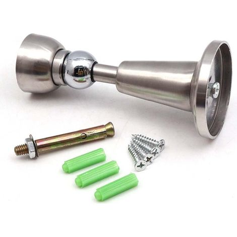 Butée de porte magnétique en acier inoxydable, ventouse de porte magnétique puissante à fermeture douce, utilisée pour les murs ou les sols (1/5)