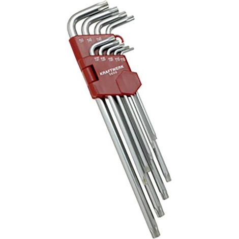 Llaves torx kraftwerk 3609 extra largas doble capacidad