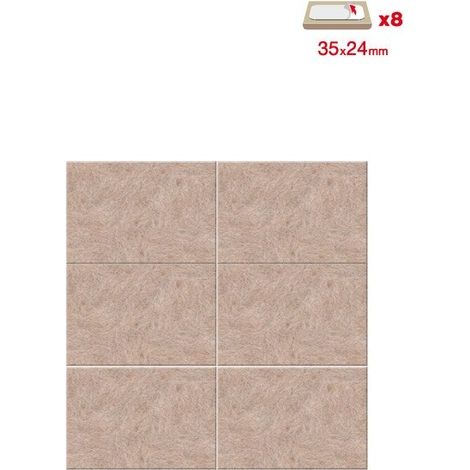 Confezione da 8 feltrini adesivi in lana, SCOTCH, 35 x 24 mm, beige SCOTCH