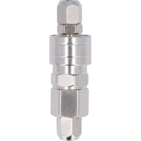 Connecteur pneumatique, acier inoxydable nickelé, connecteur de tuyau à verrouillage rapide (tuyau de verrouillage 8 mm (SP+PP20)) (1/5)
