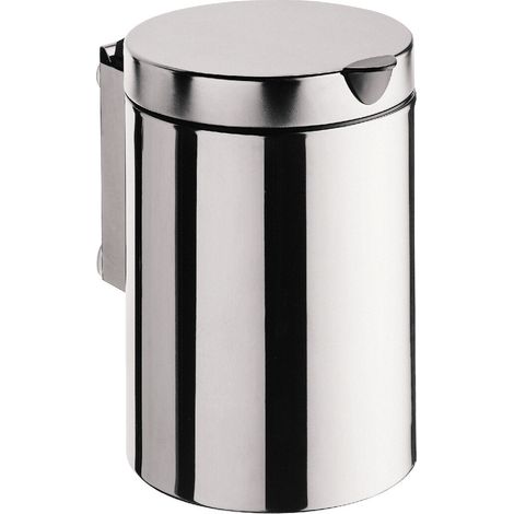 emco system2 Abfallbehälter, mit Deckel, wandhängend, 3 Liter, (1/3)