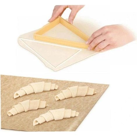 Tagliapasta per croissant in plastica, stampo per pane, macchina per arrotolare dolci (1/4)