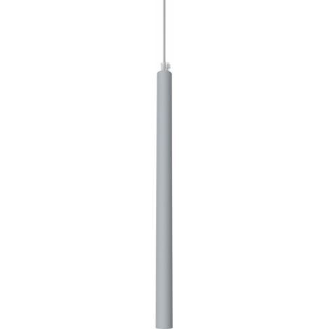 LUMICOM STELO 1X Sospensione, LED INTEGRATO, 4.2W, 4000K, metallo, grigio, H.40cm