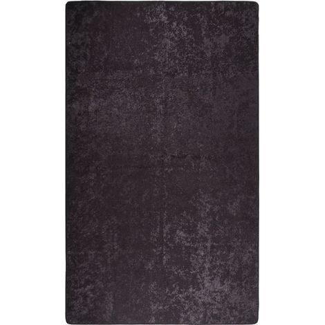Tapis lavable antidérapant, Tapis de salon, Tapis Intérieur & Extérieur 120x180 cm Anthracite MKS58175 (1/5)