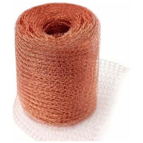Grillage Anti Rongeur de Haute Qualité, 100% Cuivre Anti Limace Escargot Souris Rat Oiseaux Nematodes Ferramol, Filet de Cuivre Tricot pour l'intérieur, Le Jardin(6 Mètres)
