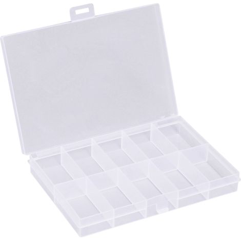 Quadrios 23SA089 Mallette de rangement (L x l x H) 13 x 9 x 1.8 cm Nombre de compartiments: 10 sépar (1/5)