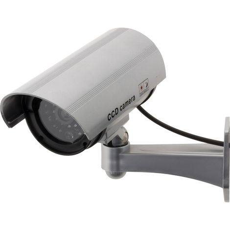 Otio – Caméra de surveillance factice LED clignotante – Design ultra réaliste – Installation intérieure/extérieur – Boîtier en plastique ABS (1/5)