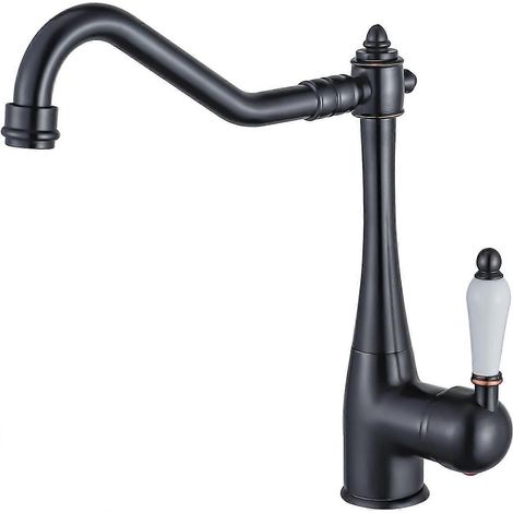 Küchenarmatur im Retro-Stil mit Antik-Charme für die Spülbeckenwasserzufuhr. (1/5)