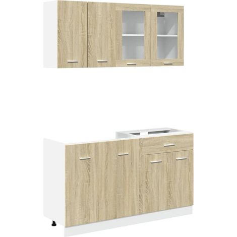 Maison Exclusive - Conjunto de armarios de cocina de 4 piezas "Ly
