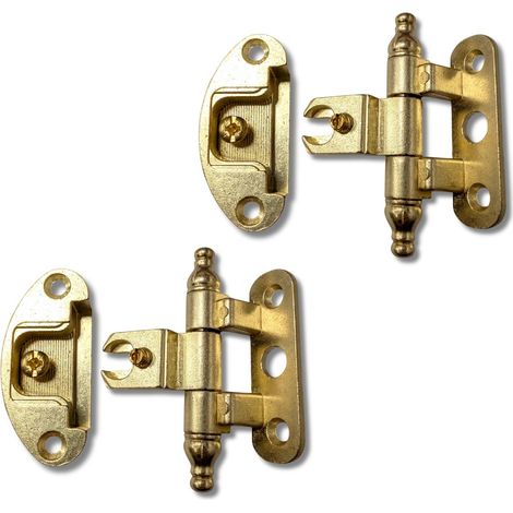 Cerniera Per Armadio Cerniere Per Mobili Speciale Anticata Stile Arte Povera A59 - Colore: Bronzato (1/5)